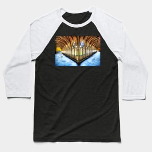 Lincoln Cathedral Cloisters 2 Baseball T-Shirt